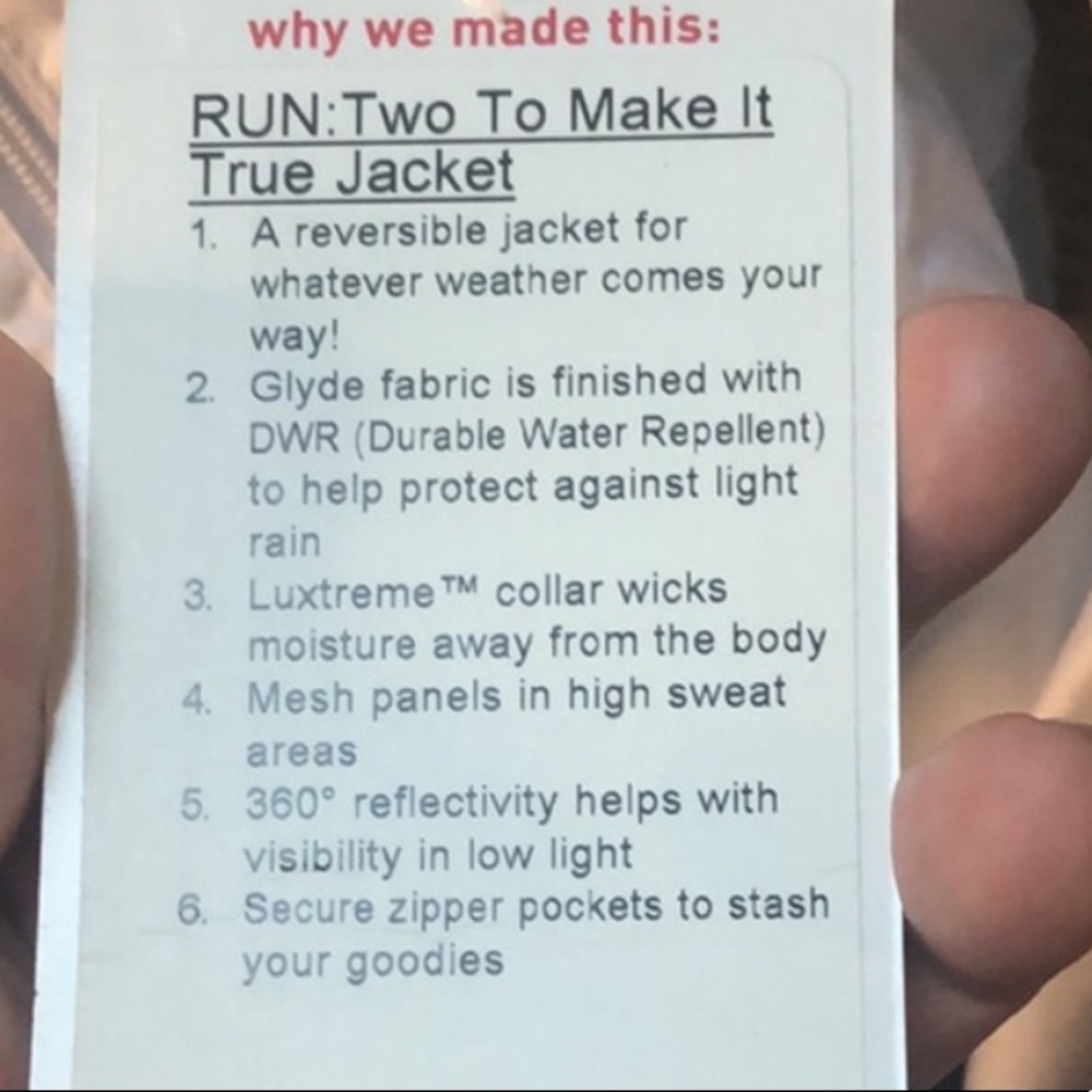 Lululemon Run To Make It True Reversible Jacket B… - image 5